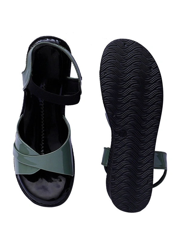 Stepee Trendy platform slipper - 37, Parsley