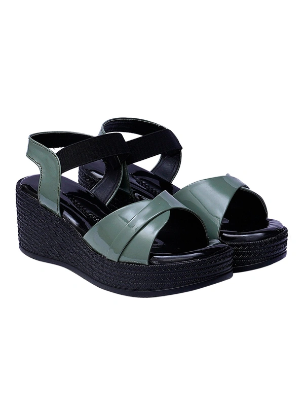 Stepee Trendy platform slipper - 37, Parsley