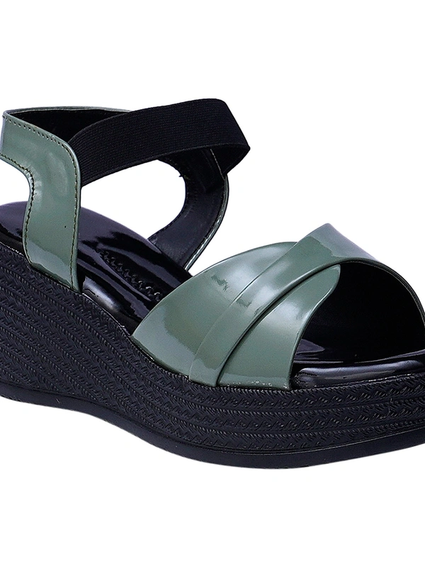 Stepee Trendy platform slipper - 37, Parsley