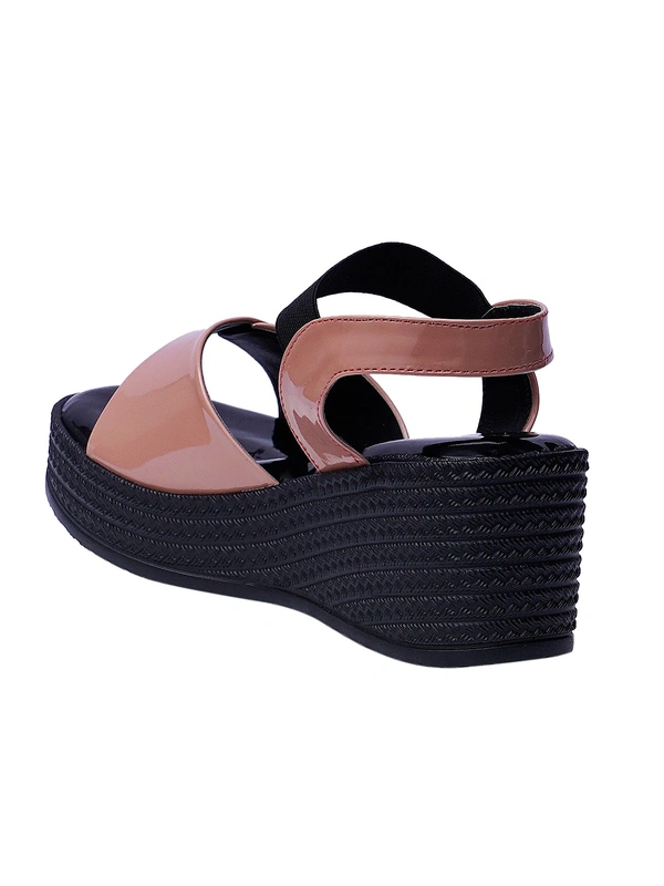 Stepee Trendy platform slipper - 37, Brandy Rose