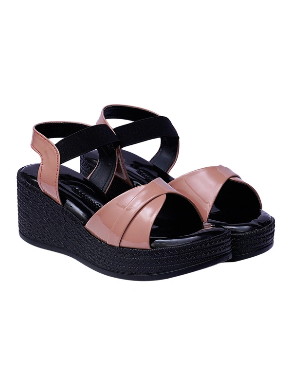 Stepee Trendy platform slipper - 37, Brandy Rose