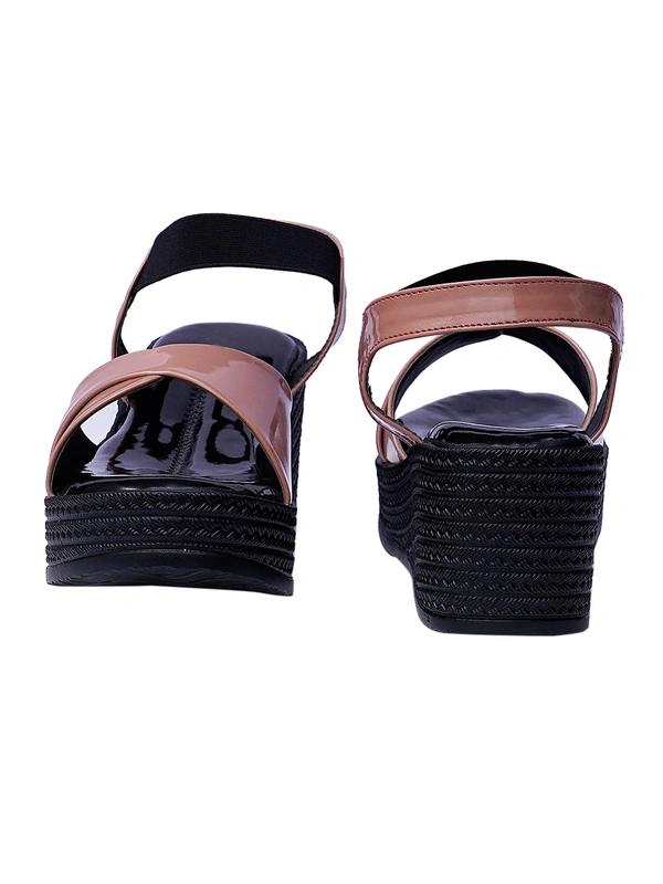 Stepee Trendy platform slipper - 37, Brandy Rose
