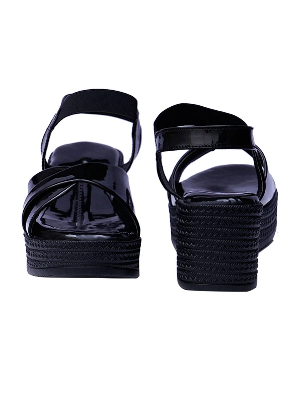Stepee Trendy platform slipper - 40, Black