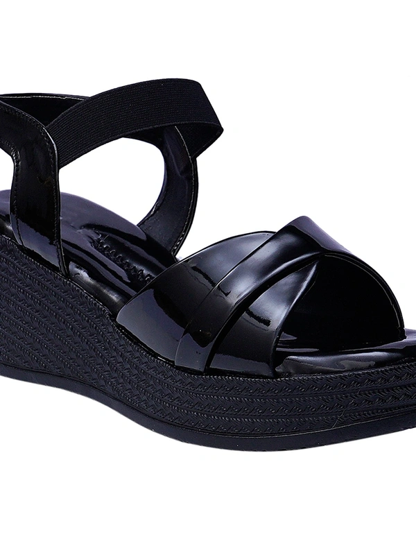 Stepee Trendy platform slipper - 40, Black