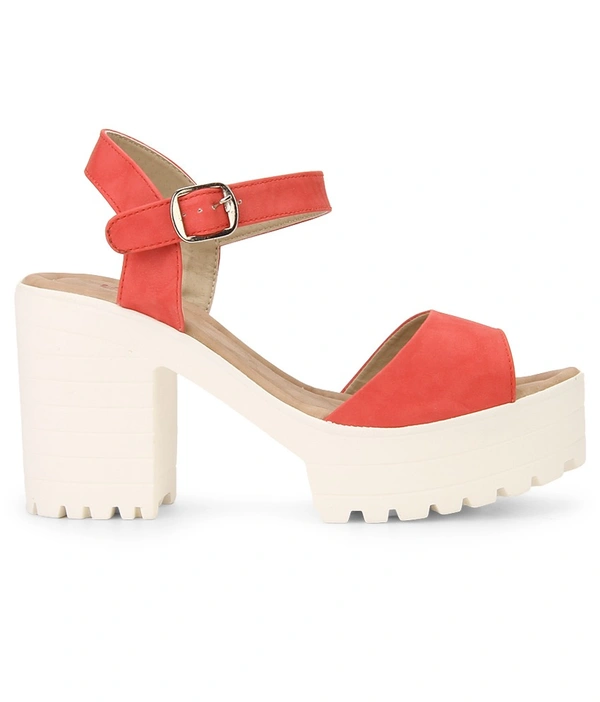 Stepee Mesmerising block heel sandal - 41, International Orange