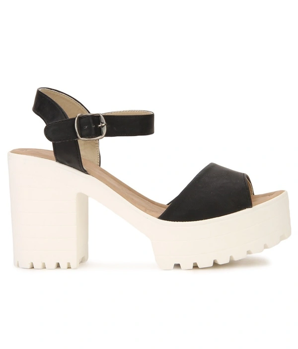 Stepee Mesmerising block heel sandal - 39, Black