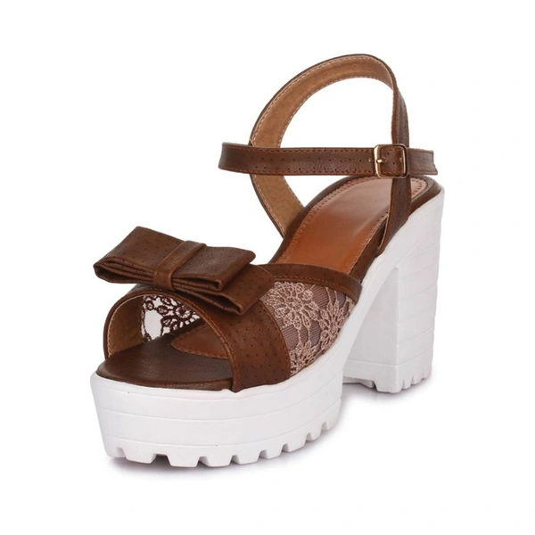 Stepee Designer net work sandal - 38, Kumera