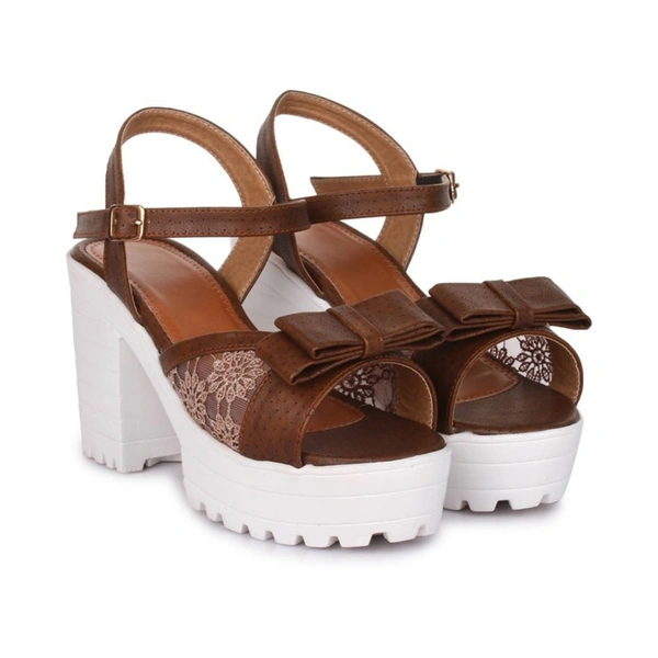 Stepee Designer net work sandal - 38, Kumera
