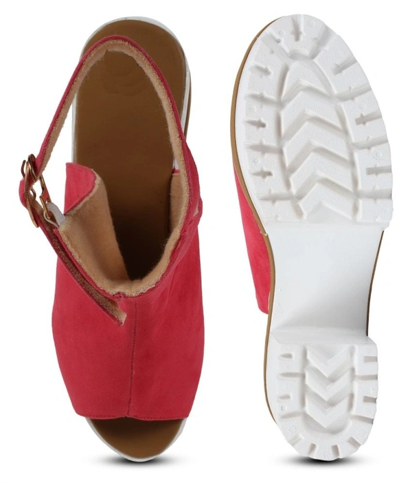Stepee Elegant fully covered sandal - 41, Red
