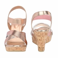 Stepee Elegant & Stylish Cross Strap Open Toe Sling Back Ankle Strap Platform Heel Sandal for Women - 38, Sultan
