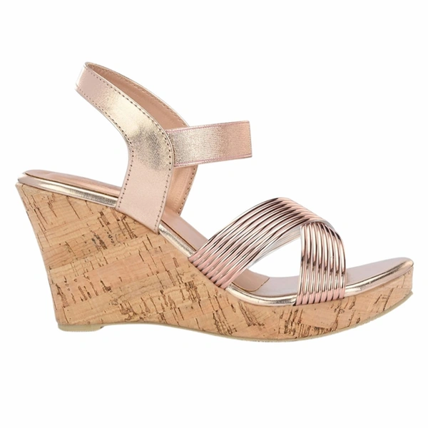 Stepee Elegant & Stylish Cross Strap Open Toe Sling Back Ankle Strap Platform Heel Sandal for Women - 38, Sultan