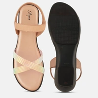 Stepee Trendy & Fancy Elegant Look Ankle Strap Sling Back Wedge Sandal for Women - 38, Sultan