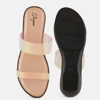 Stepee Trendy & Fancy Elegant Look Open Toe Slip on Style Wedge Sandal for Women - 37, Sultan