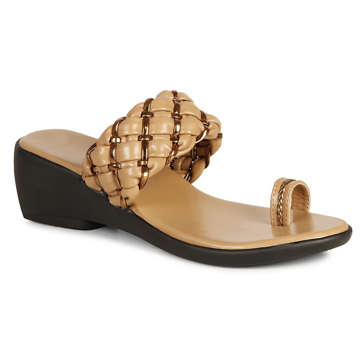 Buy Black Flat Sandals for Women by SHEZONE Online | Ajio.com