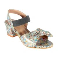 Stepee Casual & Trendy Sling back Open Toe Party Wear Ankle Strap Sandal for Kids Girls - 31, Gray