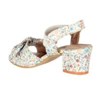 Stepee Casual & Trendy Sling back Open Toe Party Wear Ankle Strap Sandal for Kids Girls - 34, White