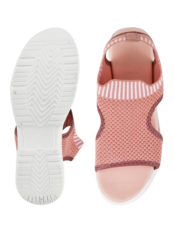 STEPEE Stepee Casual & Trendy Slingback Open Toe Flatform Wedge Sandal for Women - 40, Pink