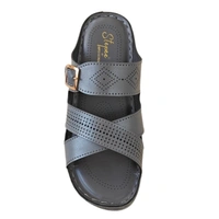 Stepee Gripex Footwear Soft Padded Slipper Casual & Dailywear Slip on Flats Orthopedic Comfortable Slippers for Women - 41, Black