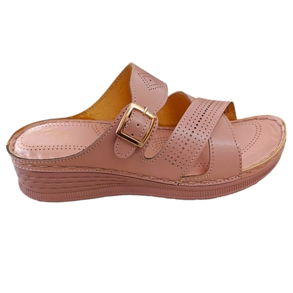 Stepee Gripex Footwear Soft Padded Slipper Casual & Dailywear Slip on Flats Orthopedic Comfortable Slippers for Women - 36, Pink