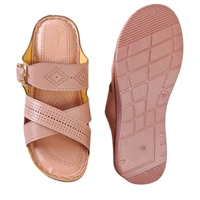 Stepee Gripex Footwear Soft Padded Slipper Casual & Dailywear Slip on Flats Orthopedic Comfortable Slippers for Women - 36, Pink