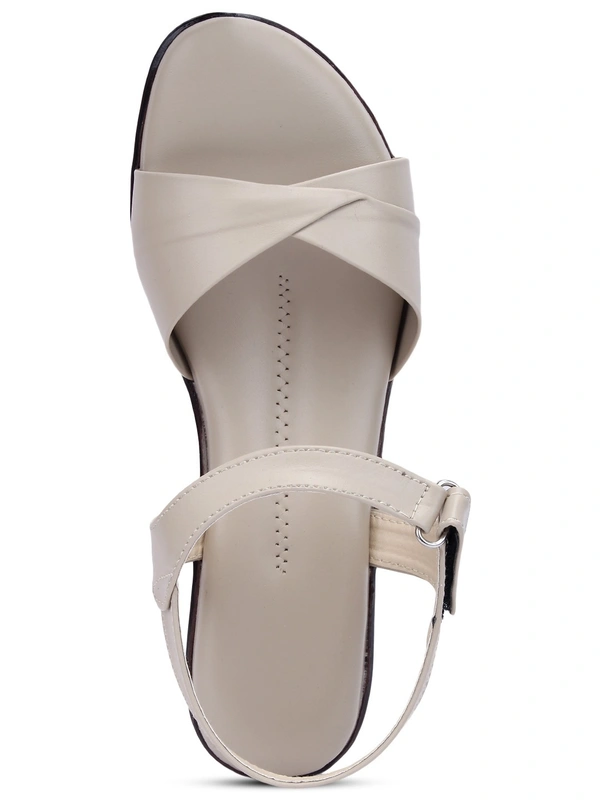 Stepee Women's Fashion Sandal - 39, Cream