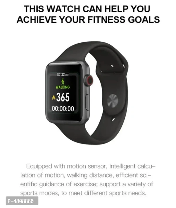 Smart Watch Bluetooth Phone Watches 5 Series 5 Bluetooth Call Smart Watches ECG Heart Rate Monitor, Fitness Tracker Watch for Man - Black