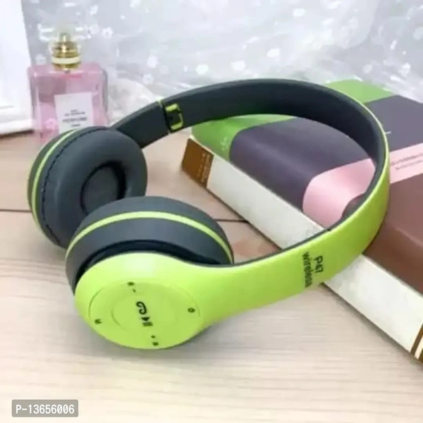 Stonx P47 Wireless Bluetooth On Ear Headphone with Mic - Green