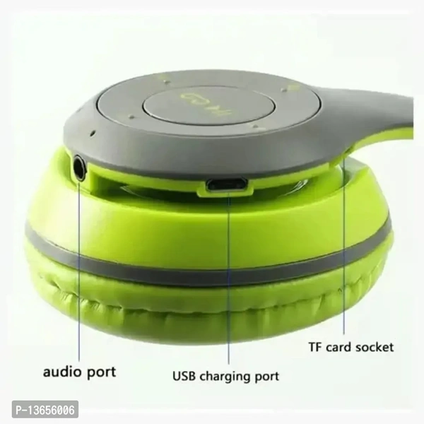 Stonx P47 Wireless Bluetooth On Ear Headphone with Mic - Green