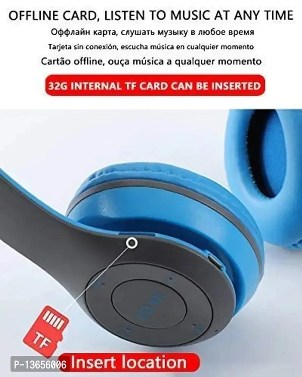 Stonx P47 Wireless Bluetooth On Ear Headphone with Mic - Green