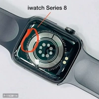 New Edition i8 Pro Max All in One Series 8 Smart Watch with Fitness Tracker Heart Monitor Men & Women Smartwatch Black - Black