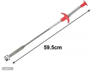 OIB INDIA Portable Hair Catching Drain Sink Cleaner Wire Spring Sink Cleaning Stick Sink Drain Cleaner Spring Wire Waste Pipe Sink Cleaner Snake Unblocker Bathroom Fixtures Strainer - Red