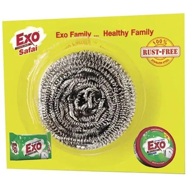 Exo Steel Scrubber 1pc (एक्सो सफल स्टील)