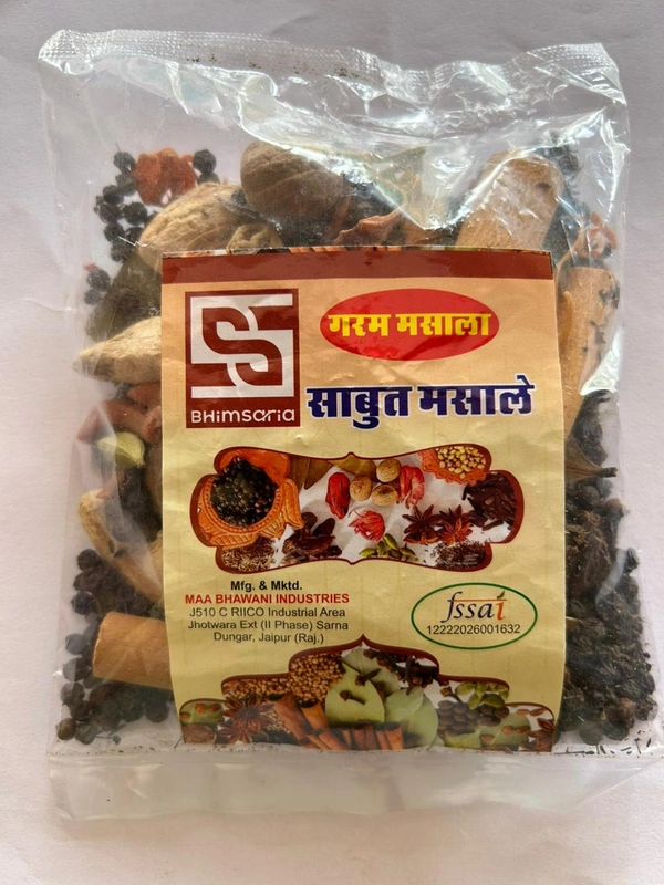 BHIMSARIA SABUT GARAM MASALA-100 GRAM