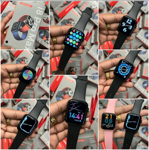 APPLE SERIES I8 PRO MAX ( PREMIUM FIRST COPY PRODUCT ) - Black, HIGH