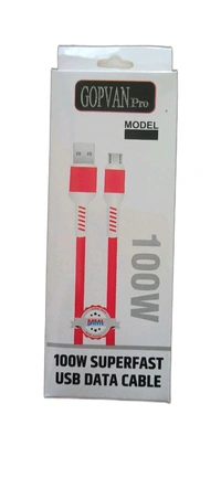 100W Supervooc Usb Type V8 Charging Data Cable for 12 pro plus/11 pro/11/10/9/9i/Narzo 60 Pro/60/50/50 pro/30 Support 67W Superdart and 33W Dart Also Quick Mobile Charge,  - Red