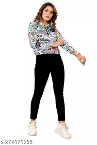 Women's Fit And Flare Fancy huddy - M