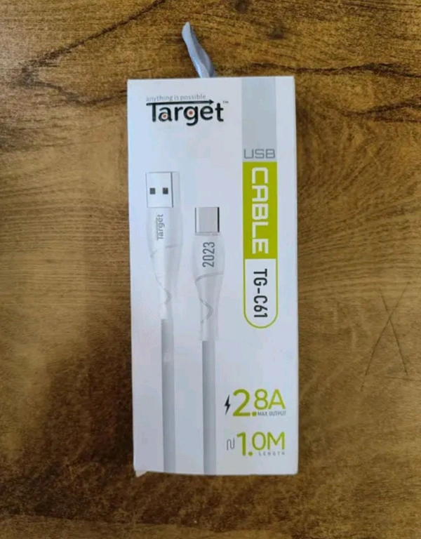 USB Data Cable Type C - White, USB Data Cable Type C
