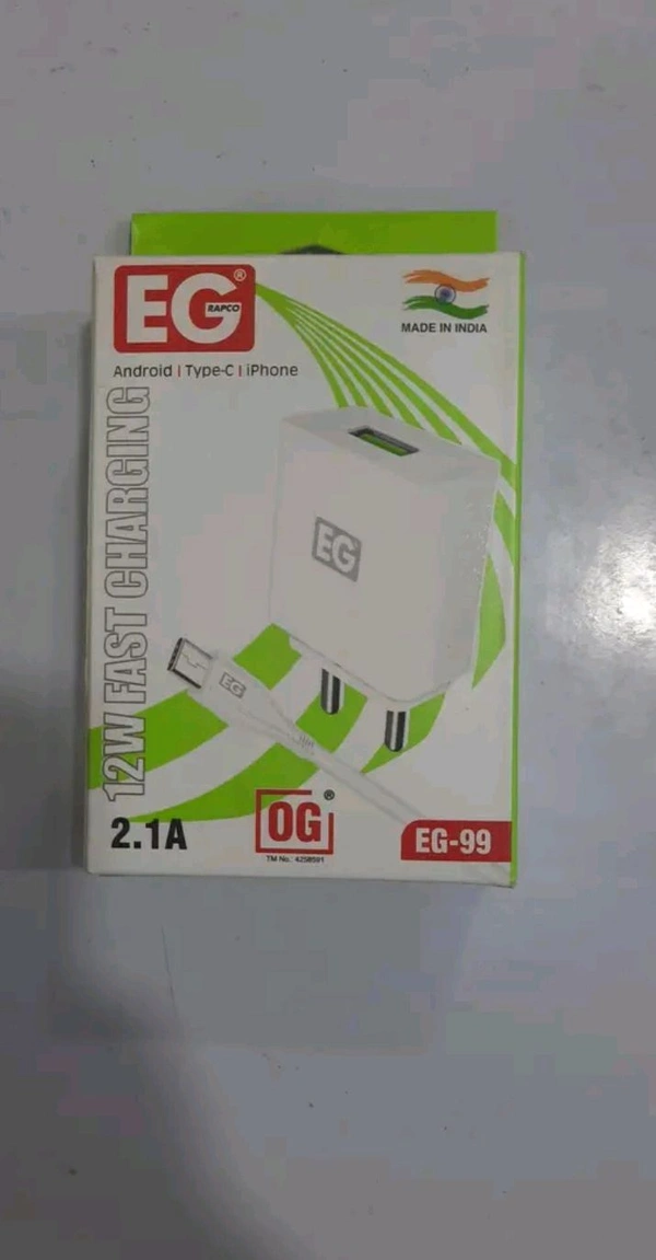 Best Quality Charger 3 Month Guarantee - White, Best Quality Charger 3 Month