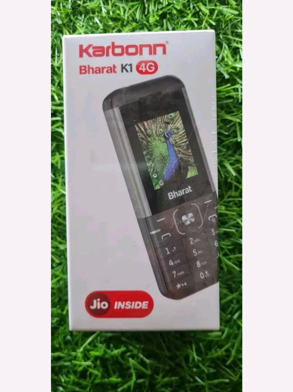 Black JioBharat K1 Karbonn 4G Keypad Mobile Phone - Dove Gray, Black JioBharat K1 Karbonn 4G