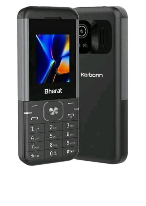 Black JioBharat K1 Karbonn 4G Keypad Mobile Phone - Dove Gray, Black JioBharat K1 Karbonn 4G
