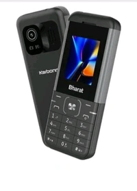 Black JioBharat K1 Karbonn 4G Keypad Mobile Phone - Dove Gray, Black JioBharat K1 Karbonn 4G