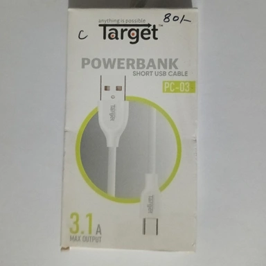 USB Data Cable Power Bank Use