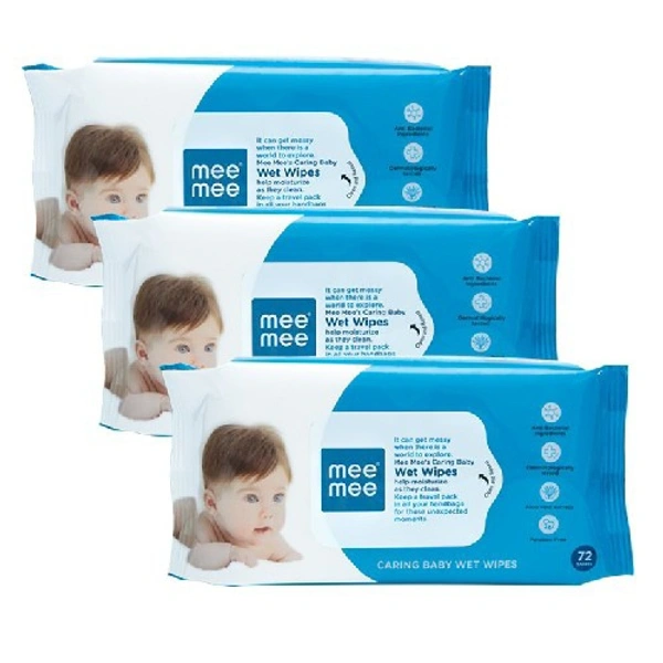 Baby Wet Wipes(Mee-Mee) - Blue