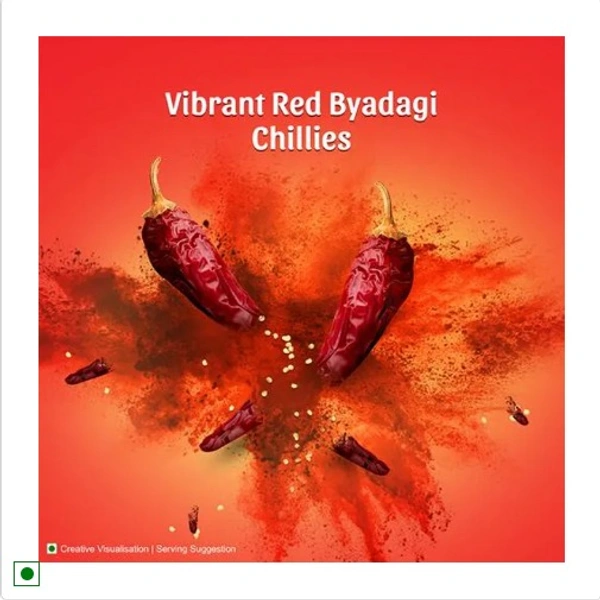 Aashirvaad Chilli Powder, Byadagi Chilli, 100gm