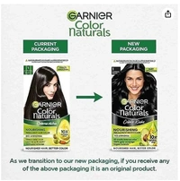 Garnier Color Naturals Creme Riche 10x Natural Black ,70ml + 60g