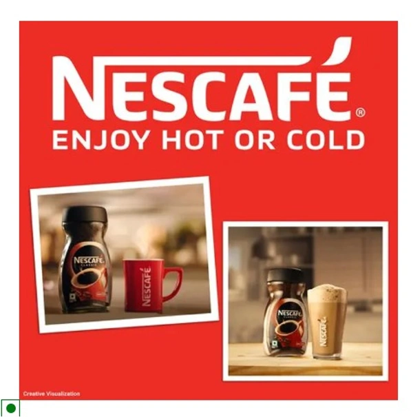 Nescafe Classic Instant Coffee Powder, Pouch - 45gm