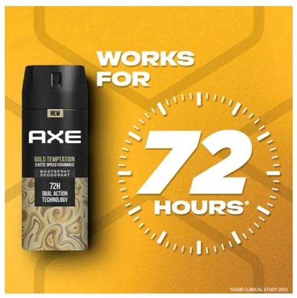 Axe Gold Temptation Deodorant Exotic Spiced Fragrance150ml