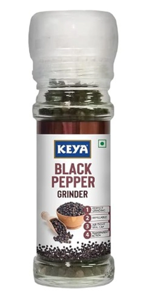 Keya Black Pepper Grinder, 50gm
