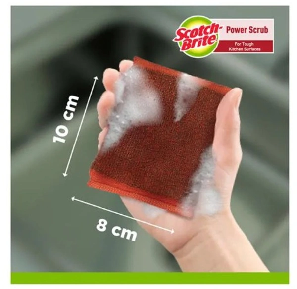 Scotch brite Power Scrub, For Tough Kitchen Surfaces, 1N