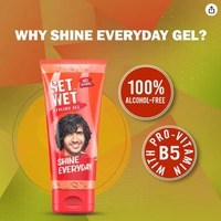 Set Wet Styling Hair Gel for Men, SHINE EVERY DAY - 50GM